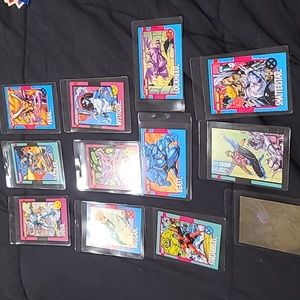 Mint The uncanny X-Men 1992 11 cards 1 hologram